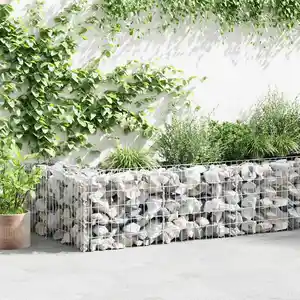 Comparateur de prix : vidaXL Mur de gabion Acier galvanisé 450 x 30 x 50 cm