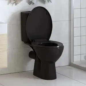 Comparateur de prix : vidaXL Abattant WC à fermeture en douceur Libération rapide Noir
