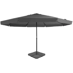 Comparateur de prix : vidaXL Parasol met draagbare voet antracietkleurig276323