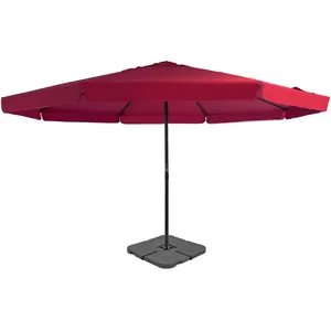 Comparateur de prix : vidaXL Vidaxl Parasol De Jardin Avec Base Portable Rouge