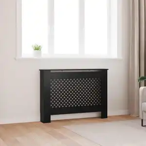 Comparateur de prix : vidaXL Cache-radiateur noir 112x19x81,5 cm MDF