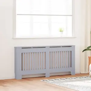 Comparateur de prix : vidaXL Cache-radiateur anthracite 172x19x81,5 cm MDF