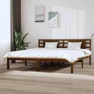 vidaXL Cadre de lit et sommier à lattes Blanc Métal 100 x 200 cm pas cher