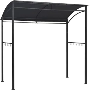 Comparateur de prix : vidaXL Belvédère de barbecue 215x150x220 cm Anthracite Acier