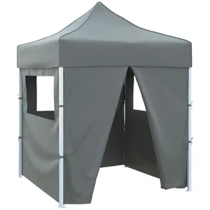 Comparateur de prix : vidaXL Tente de réception pliable avec 4 parois 2x2 m Acier Anthracite
