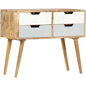vidaXL Buffet 85 x 40 x 71 cm Bois de manguier massif pas cher