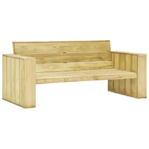 Comparateur de prix : vidaXL Banc de jardin 179 cm Bois de pin imprégné