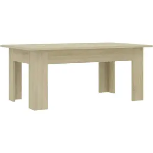 Comparateur de prix : vidaXL Table basse Chêne sonoma 100x60x42 cm Aggloméré