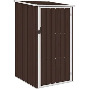 Comparateur de prix : vidaXL Abri de jardin Marrron 87x98x159 cm Acier galvanisé