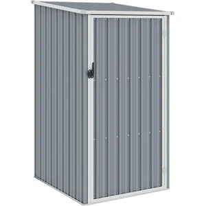 Comparateur de prix : vidaXL Abri de jardin Gris 87x98x159 cm Acier galvanisé