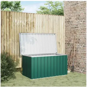 Comparateur de prix : vidaXL Boîte de rangement de jardin Vert 129x67x65 cm