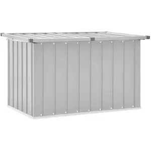 Comparateur de prix : vidaXL Boîte de rangement de jardin Gris 109x67x65 cm