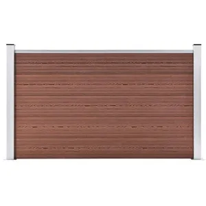 Comparateur de prix : vidaXL Clôture de jardin WPC 180x105 cm Marron