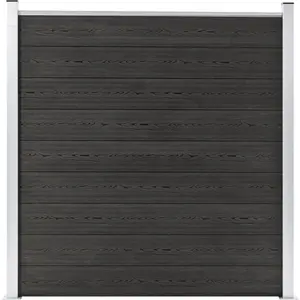 Comparateur de prix : vidaXL Clôture de jardin WPC 180x186 cm Gris