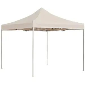 Comparateur de prix : vidaXL Tente de réception pliable Aluminium 2 x 2 m Crème