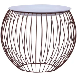 vidaXL Table basse Doré Ø 51 cm pas cher