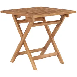 Comparateur de prix : vidaXL Table pliable de jardin 45x45x45 cm Bois de teck solide