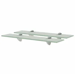Comparateur de prix : vidaXL Étagères murales 2 pcs Verre 50 x 20 cm 8 mm