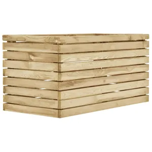 VIDAXL Pin Imprégné Lit Surélevé 100x50x50 cm Pot de Fleurs Jardinière JardinVendu parvidaxl