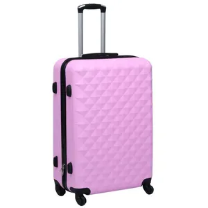 Comparateur de prix : vidaXL Valise rigide Rose ABS