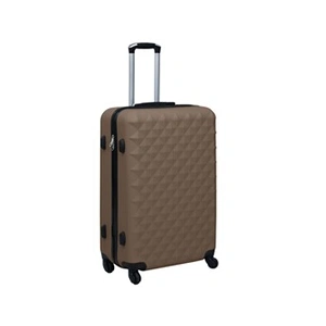 Comparateur de prix : vidaXL Valise rigide Marron ABS