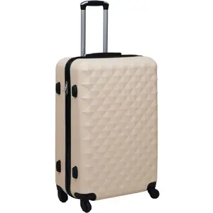 Comparateur de prix : vidaXL Valise rigide Doré ABS
