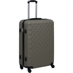 Comparateur de prix : vidaXL Valise rigide Anthracite ABS