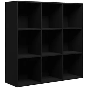 vidaXL Bibliothèque noir 98x29x97,5 cm bois d'ingénierie