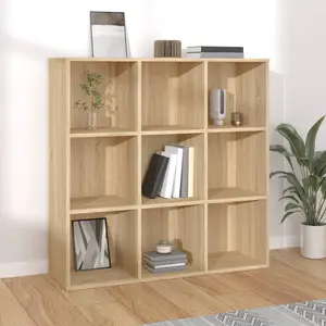 Comparateur de prix : vidaXL Bibliothèque chêne sonoma 98x29x97,5 cm bois d'ingénierie
