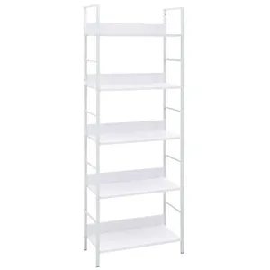 Comparateur de prix : vidaXL Bibliothèque à 5 niveaux noir 60x27,6x158,5cm bois d'ingénierie
