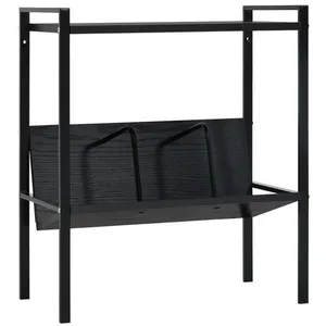 Comparateur de prix : vidaXL Bibliothèque 2 niveaux Noir 52x28x59 cm bois d'ingénierie