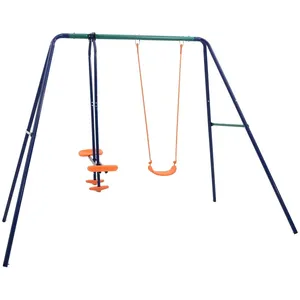 Comparateur de prix : vidaXL Ensemble de balançoire 3 places Acier