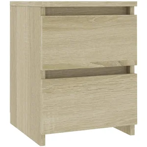Comparateur de prix : vidaXL Table de chevet Chêne sonoma 30 x 30 x 40 cm Aggloméré