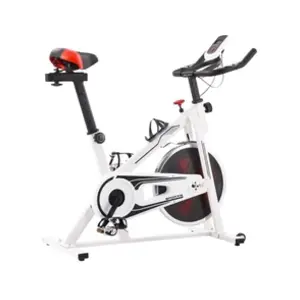 vidaXL Vélo d'appartement avec capteurs de pouls Blanc et rougeVendu paramazon