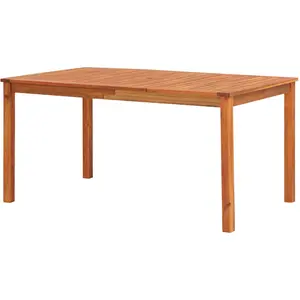 vidaXL Table de jardin 150x90x74 cm Bois d'acacia massif pas cher