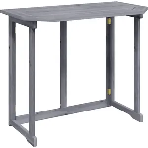 vidaXL Table pliable de balcon 90x50x74 cm Bois d'acacia massif pas cher