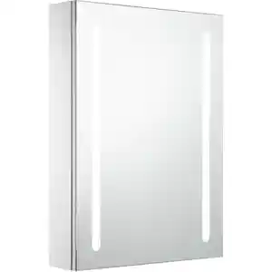 Comparateur de prix : vidaXL Armoire de salle de bain à miroir LED 50x13x70 cm
