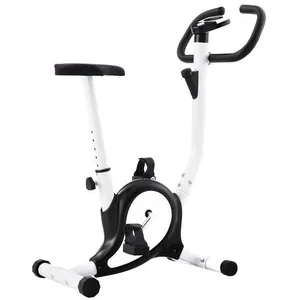 Comparateur de prix : vidaXL Vélo d'appartement avec résistance à courroie Noir