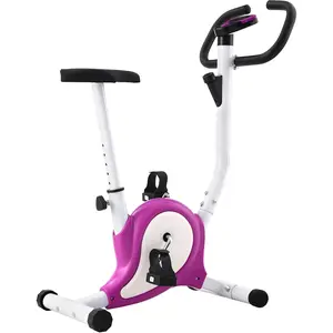 Comparateur de prix : vidaXL Vélo d'appartement avec résistance à courroie Violet