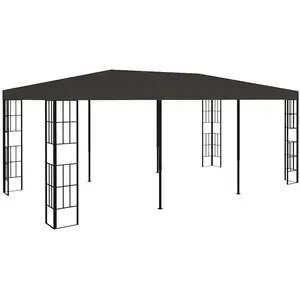 vidaXL Belvédère 3x6 m Anthracite pas cher
