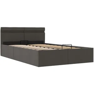 Comparateur de prix : Vidaxl - Cadre de lit à rangement hydraulique sans matelas 120x200 cm
