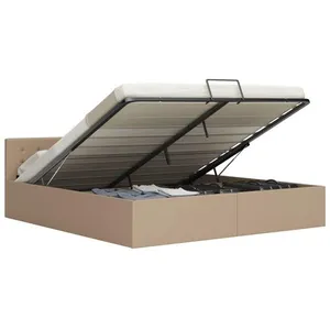 Comparateur de prix : vidaXL Cadre de lit avec rangement hydraulique Similicuir 180x200 cm