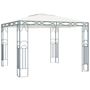 Comparateur de prix : vidaXL Tonnelle 300 x 300 cm Crème