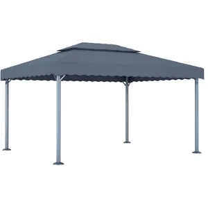 Comparateur de prix : vidaXL Tonnelle 400x300 cm Anthracite Aluminium