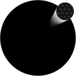 Comparateur de prix : vidaXL Couverture de piscine Noir 549 cm PE