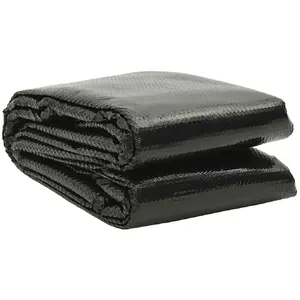 Comparateur de prix : vidaXL Couverture de piscine Noir 975 x 488 cm PE