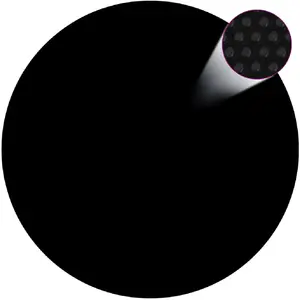 Comparateur de prix : vidaXL Couverture de piscine Noir 417 cm PE