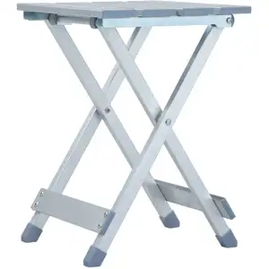 Comparateur de prix : vidaXL Tabouret de camping Aluminium 28x26x39 cm