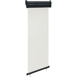 Comparateur de prix : vidaXL Auvent latéral de balcon 65x250 cm Crème