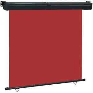 Comparateur de prix : vidaXL Auvent latéral de balcon 160x250 cm Rouge